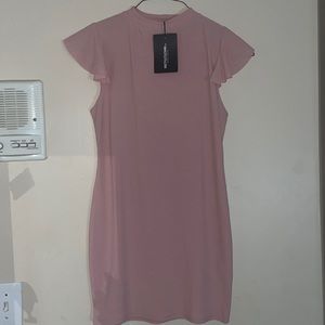 Pink Bodycon Mini Dress